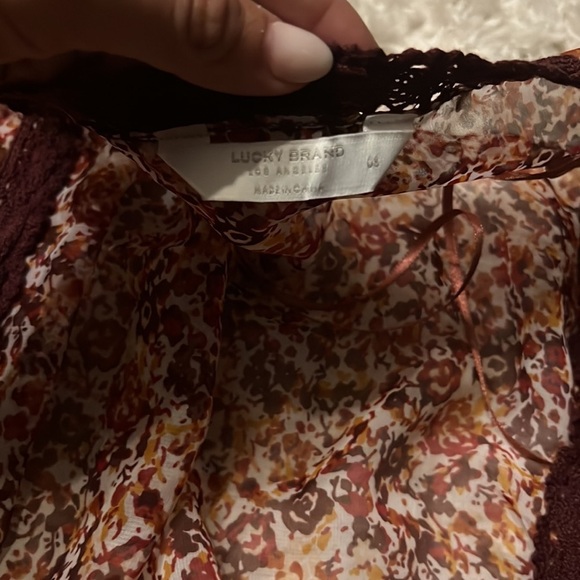 Nwt lucky brand boho floral kimono - Picture 2 of 5